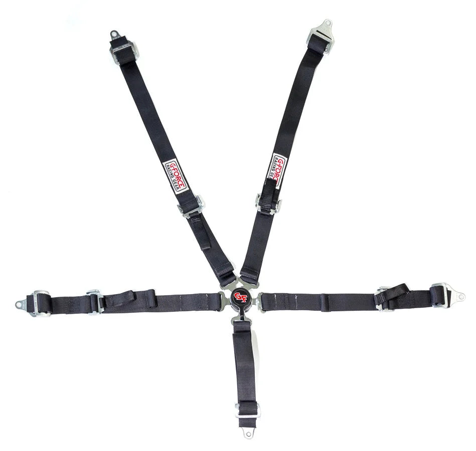 G-FORCE Racing Gear Harness Camlock Junior Black 5-pt