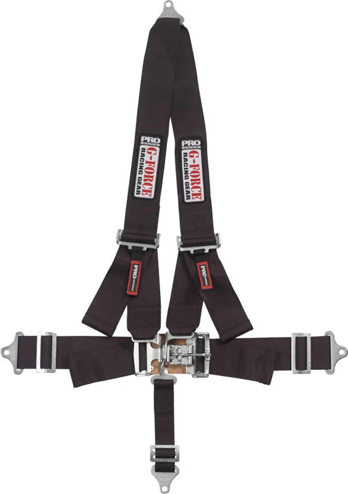G-FORCE Racing Gear V-Type Harness Set Pull- Down Blk Pro Series