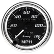 Load image into Gallery viewer, GAUGE, SPEEDOMETER, 3-3/8" 0-120 MPH, 270 DEGREE SWEEP, MECH, CHROME, 7000 SERIE