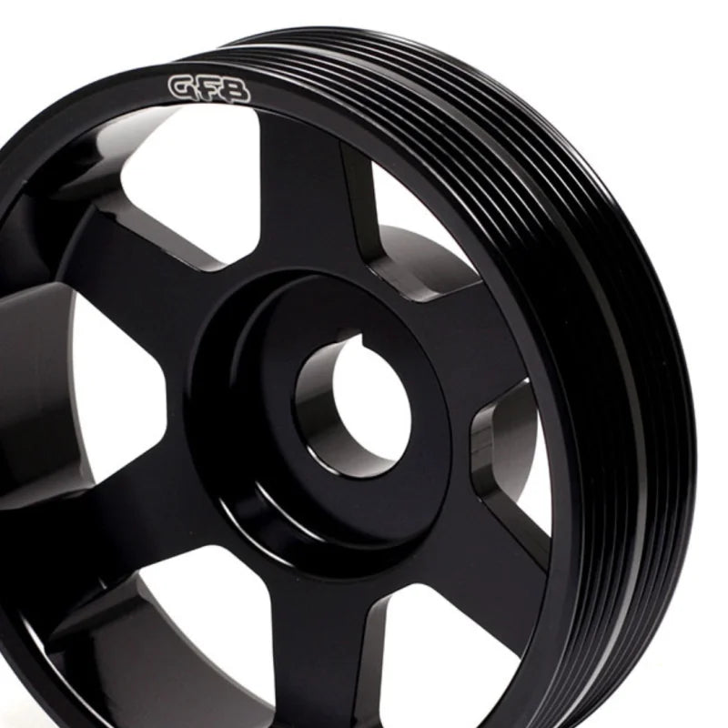 GFB 02-10+ WRX/STI Crank Pulley (Not Under-Drive) - Back View