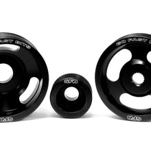Load image into Gallery viewer, GFB 04-10 WRX/STI 3 Piece Under-Drive Pulley Kit w/ Belts (Crank Alternator &amp; Power Steering) - Installation View