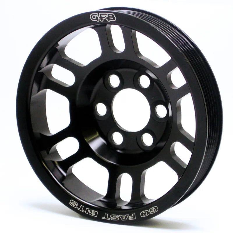 GFB 06-08 Volkswagen/Audi 2.0T Super Lightweight Non-Underdrive Crank Pulley Suits - Back View