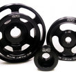 Load image into Gallery viewer, GFB 08+ WRX/STi / 09+ Forester / 03-09 LGT 3 pc Underdrive/Non-Underdrive Pulley Kit - Back View