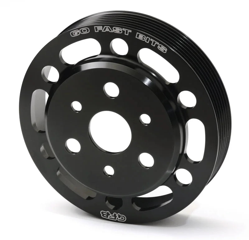 GFB 13+ Subaru BRZ / 13+ Scion FR-S Lightweight Aluminum Water Pump Pulley - Side View