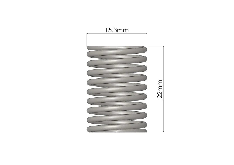 GFB DV+ Replacement Piston Spring - Side View