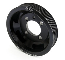 Load image into Gallery viewer, GFB Evo 4-9 Under-Drive Crank Pulley w/ Belt - Side View
