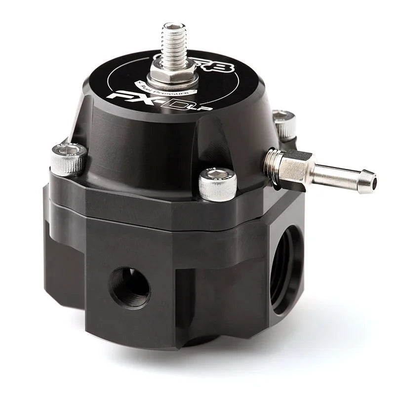 GFB FX-D Low Pressure Fuel Regulator w/8AN Ports - Side View