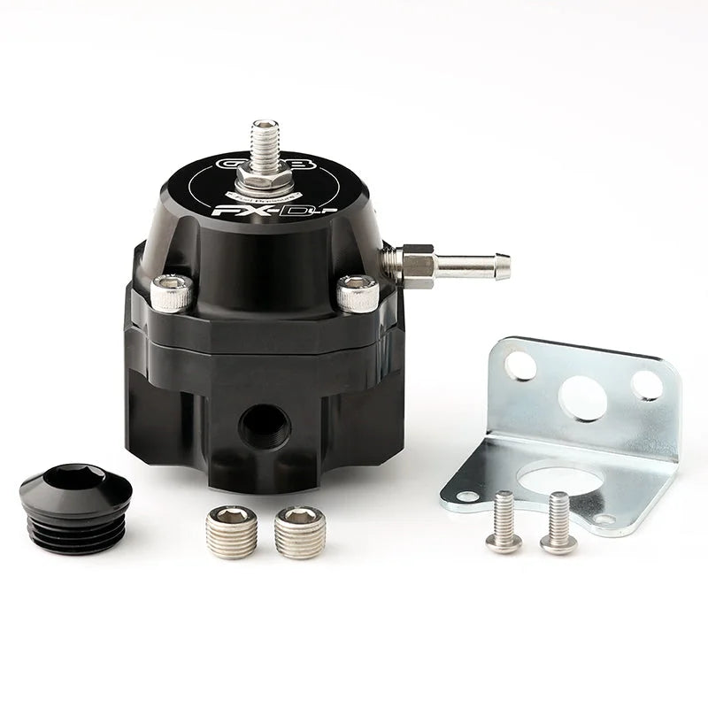 GFB FX-D Low Pressure Fuel Regulator w/8AN Ports - Detail View