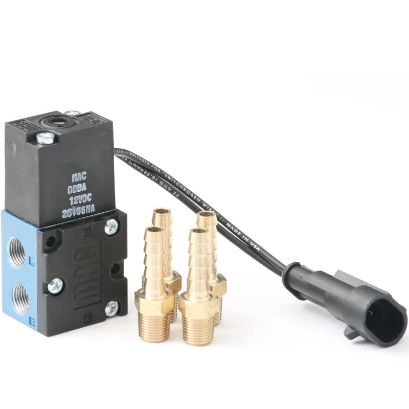 GFB G-Force 4-Port Solenoid (Includes 4 Hosetails) - Back View