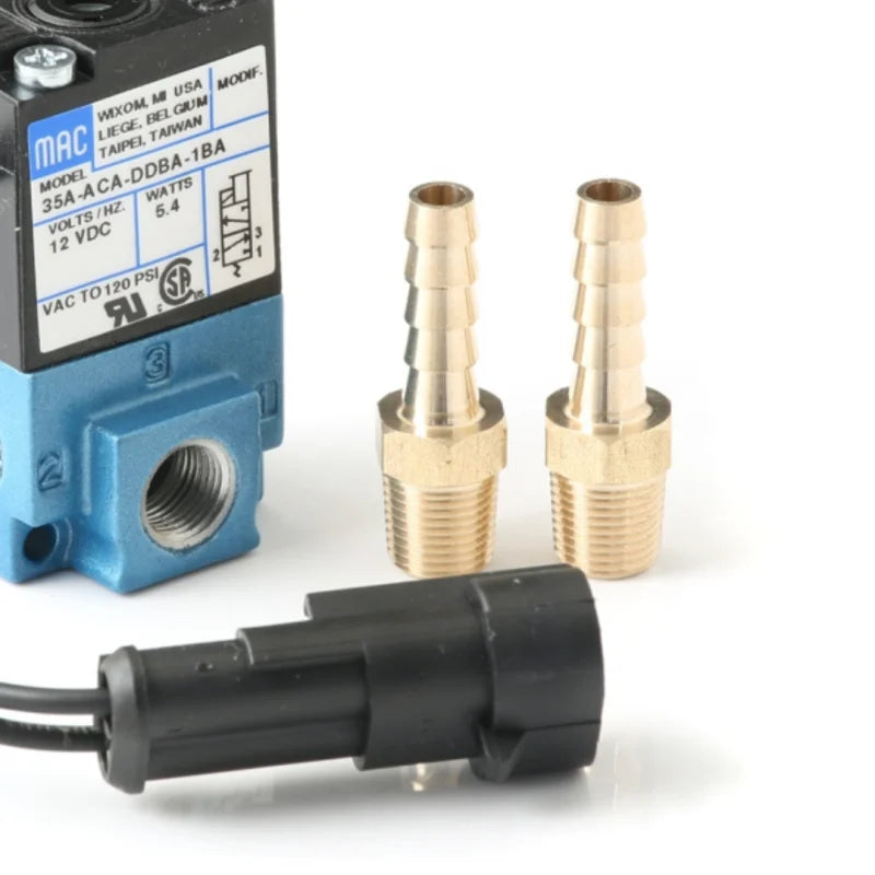 GFB G-Force Solenoid Includes 2 Hosetails - Back View