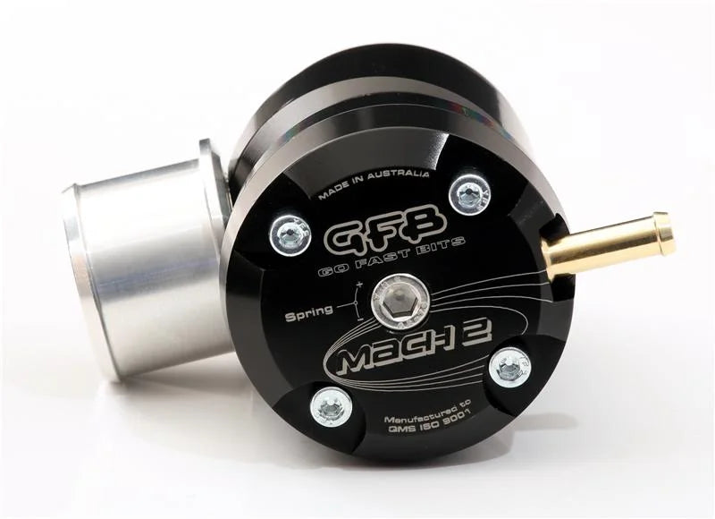 GFB Mach 2 TMS Recirculating Diverter Valve - 33mm Inlet/33mm Outlet (suits Mitsubishi EVO I-X) - Main Product View