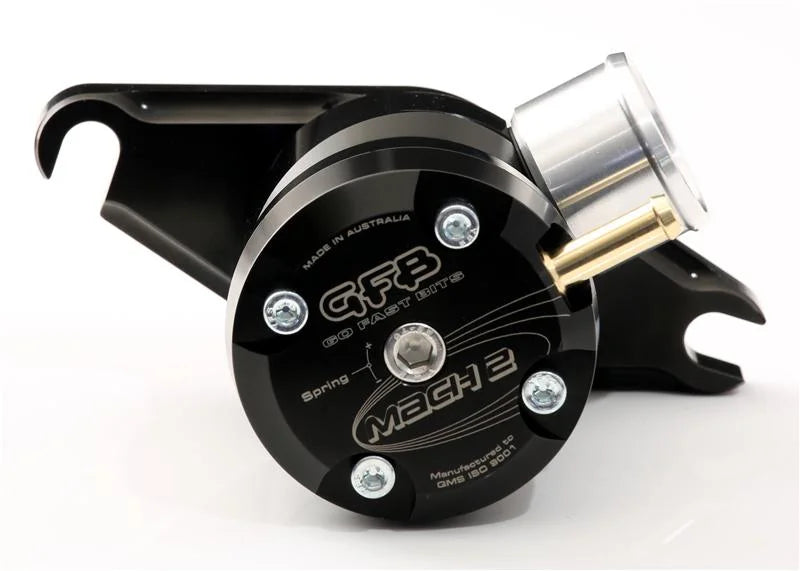 GFB Mach 2 TMS Recirculating Diverter Valve - Subaru 99-00 WRX/STi/B4 Legacy / 98-04 GT/XT Forester - Back View