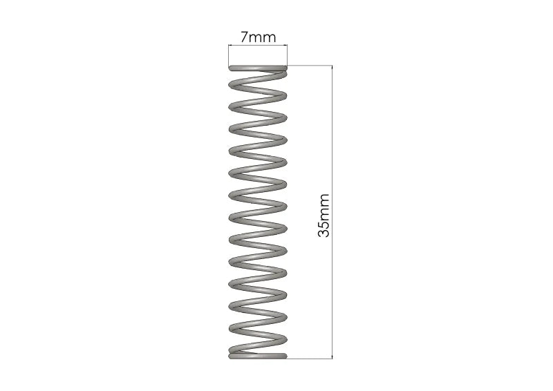 GFB Plunger Spring for DV Valve - Side View