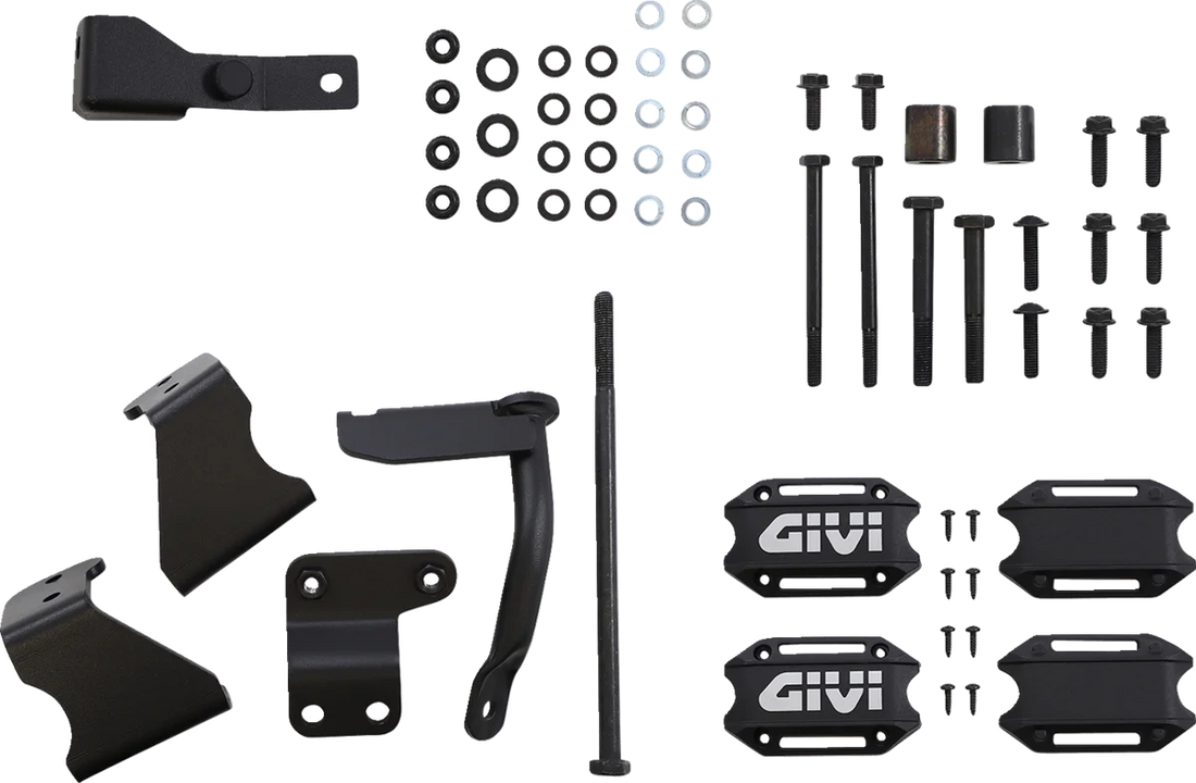GIVI Engine Guards - Lower TN1144 fits Honda CRF Africa Twin - Back View