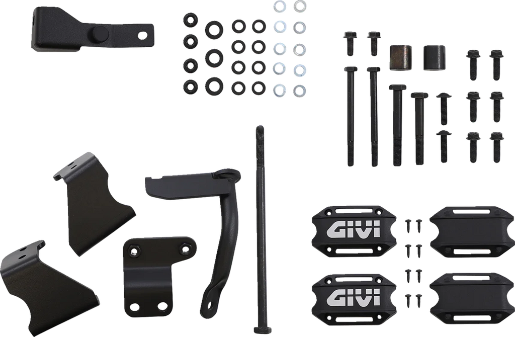 GIVI Engine Guards - Lower TN1144 fits Honda CRF Africa Twin - Back View