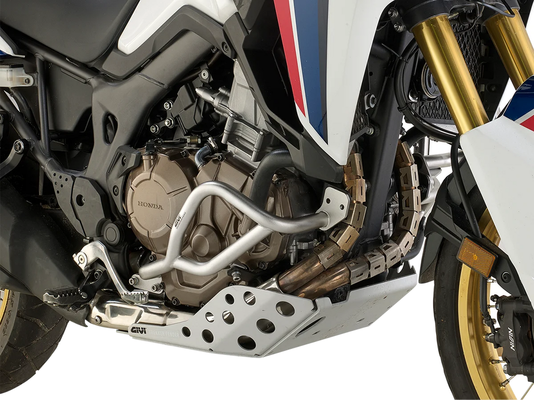 GIVI Engine Guards - Lower TN1144OX fits Honda CRF Africa Twin - Back View
