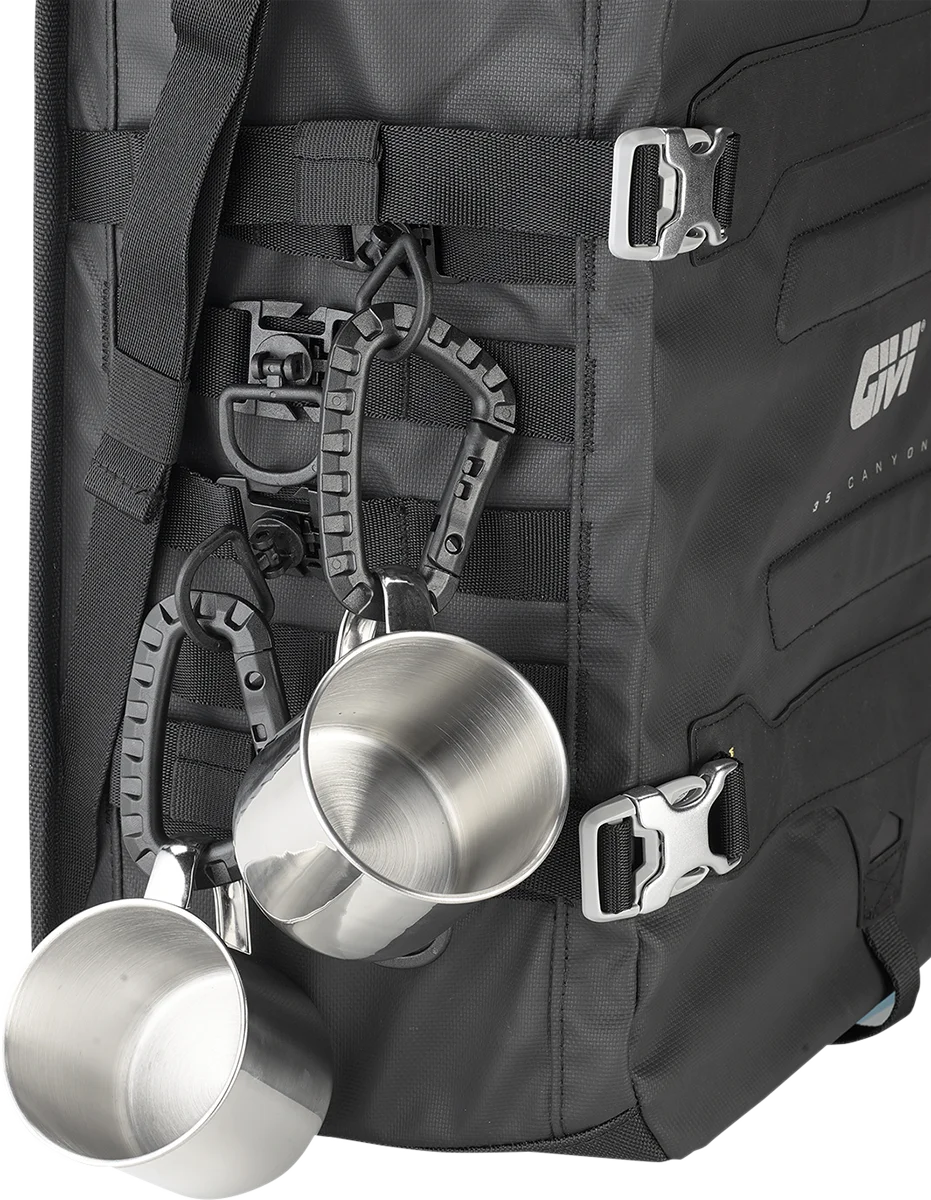 GIVI Gravel-T Saddlebags - 35 liter - Back View