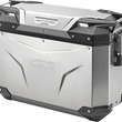 Load image into Gallery viewer, GIVI Outback Evo Side Case - Right - 37 Liter - Silver OBKE37ARA - Main Product View