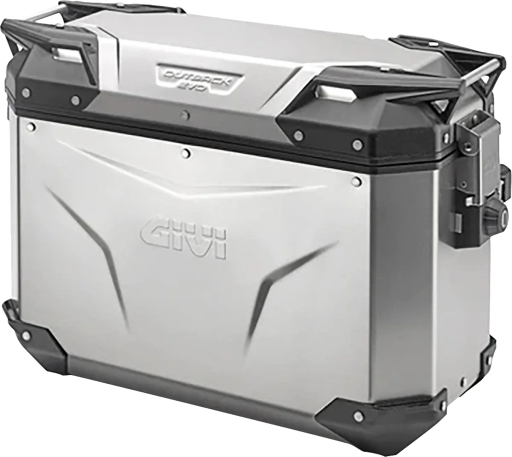 GIVI Outback Evo Side Case - Right - 37 Liter - Silver OBKE37ARA - Main Product View