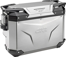 Load image into Gallery viewer, GIVI Outback Evo Side Case - Right - 37 Liter - Silver OBKE37ARA - Side View