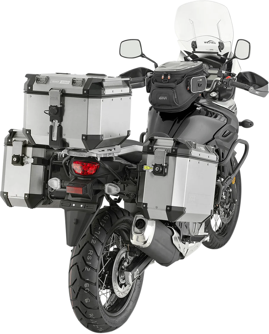 GIVI Outback Supports PL3112CAM fits V-Strom 650 - Installation View