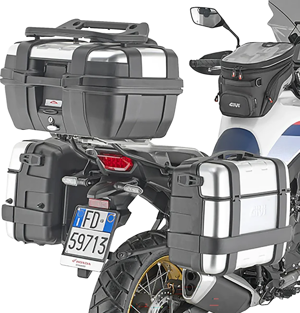 GIVI Pannier Holder - Side Case Hardware - Black/Silver - Main Product View