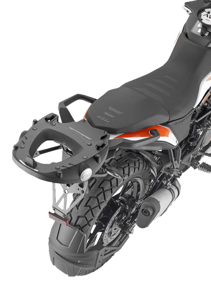 GIVI Rear Rack SR7711 fits 2020-2022 KTM 390 - Back View