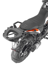 Load image into Gallery viewer, GIVI Rear Rack SR7711 fits 2020-2022 KTM 390 - Back View