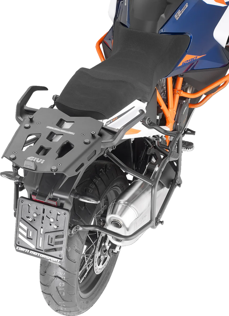 GIVI Rear Rack SRA7713 fits 2021-2022 KTM 1290 SA - Back View