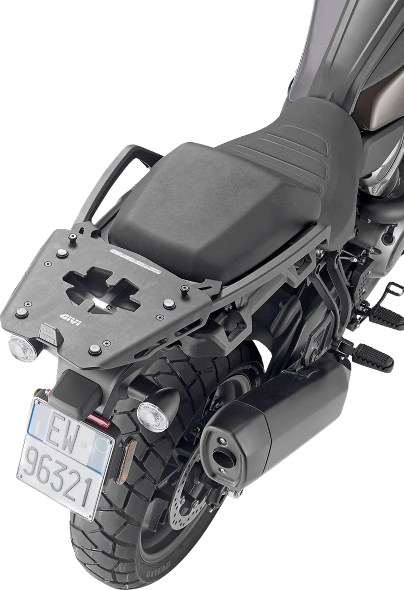 GIVI Rear Rack SRA8400 fits 2021-2022 Pan America 1250 - Back View