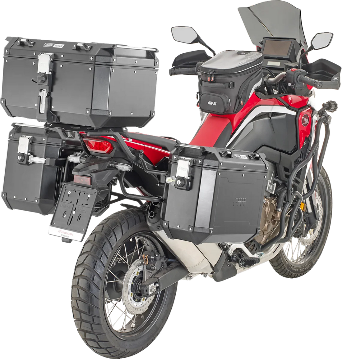 GIVI Side Racks PLO1179CAM fits Honda CRF1100L - Back View