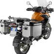 Load image into Gallery viewer, GIVI Sidecase Mount PL684CAM fits R1200 GS - Installation View