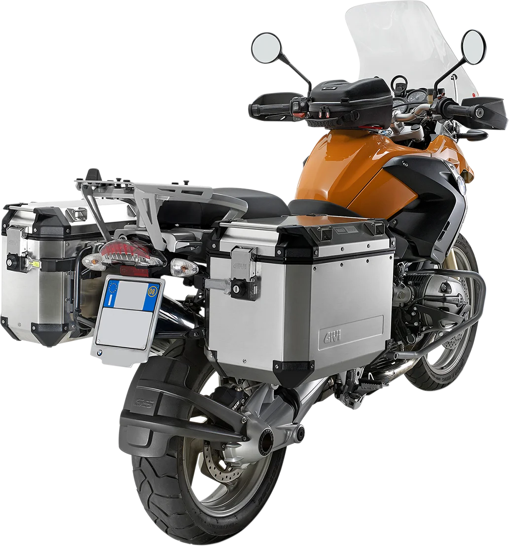 GIVI Sidecase Mount PL684CAM fits R1200 GS - Installation View