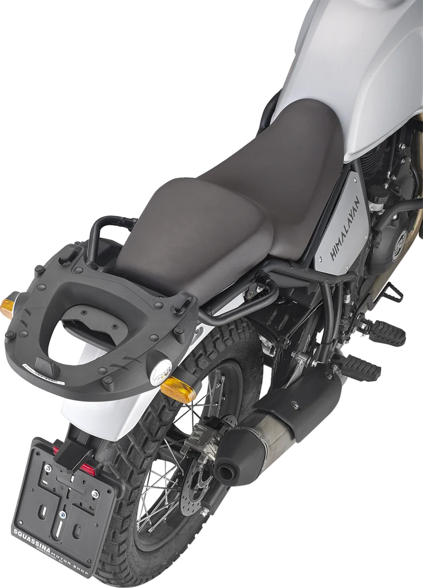 GIVI Specific Rear Rack - SR9054 fits Royal Enfield Himalayan - Side View