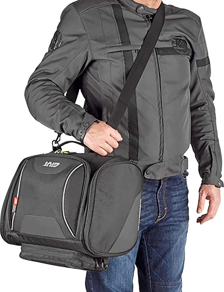 GIVI Tailock Saddlebag - 23 Liter - Messenger Bag EA146 - Installation View