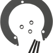 Load image into Gallery viewer, GIVI Tanklock Ring BF05 fits Yamaha - Main Product View