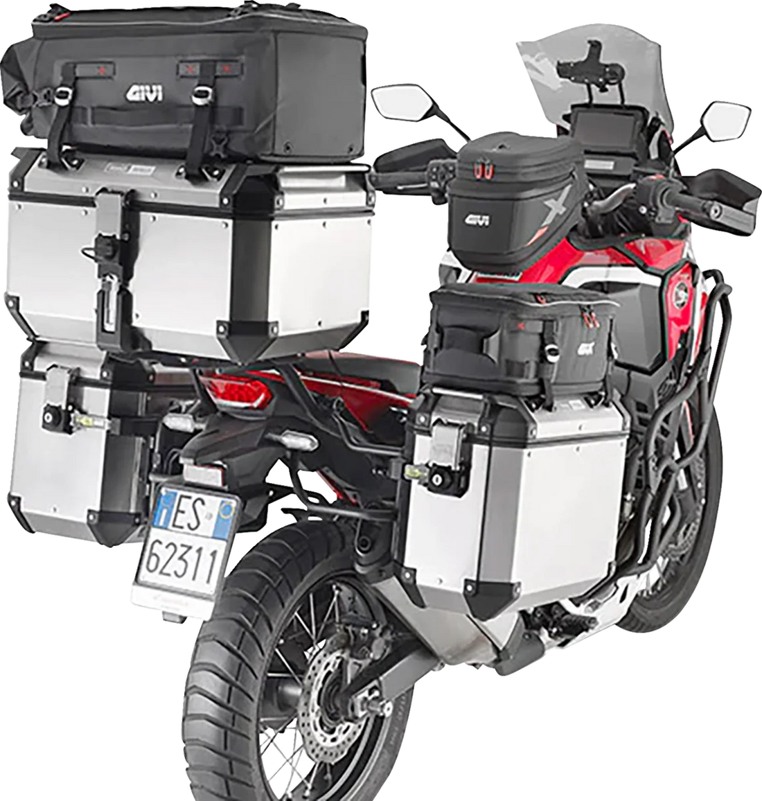 GIVI Tanklock Tank Bag - 18 Liter XL05 fits Honda / Kawasaki - Side View