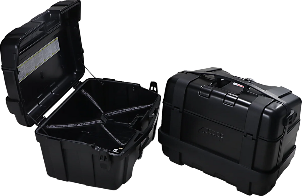 GIVI Trekker Side or Top Case - Silver - 46 Liter TRK46BPACK2A - Side View