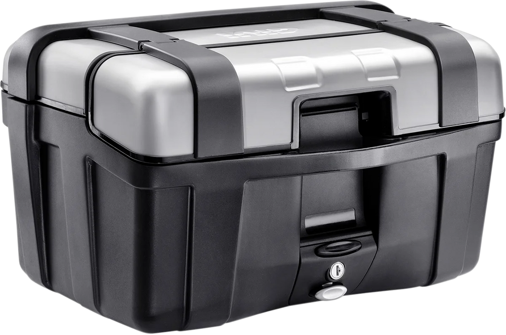 GIVI Trekker Side or Top Case - Silver - 46 Liter TRK46NA - Side View