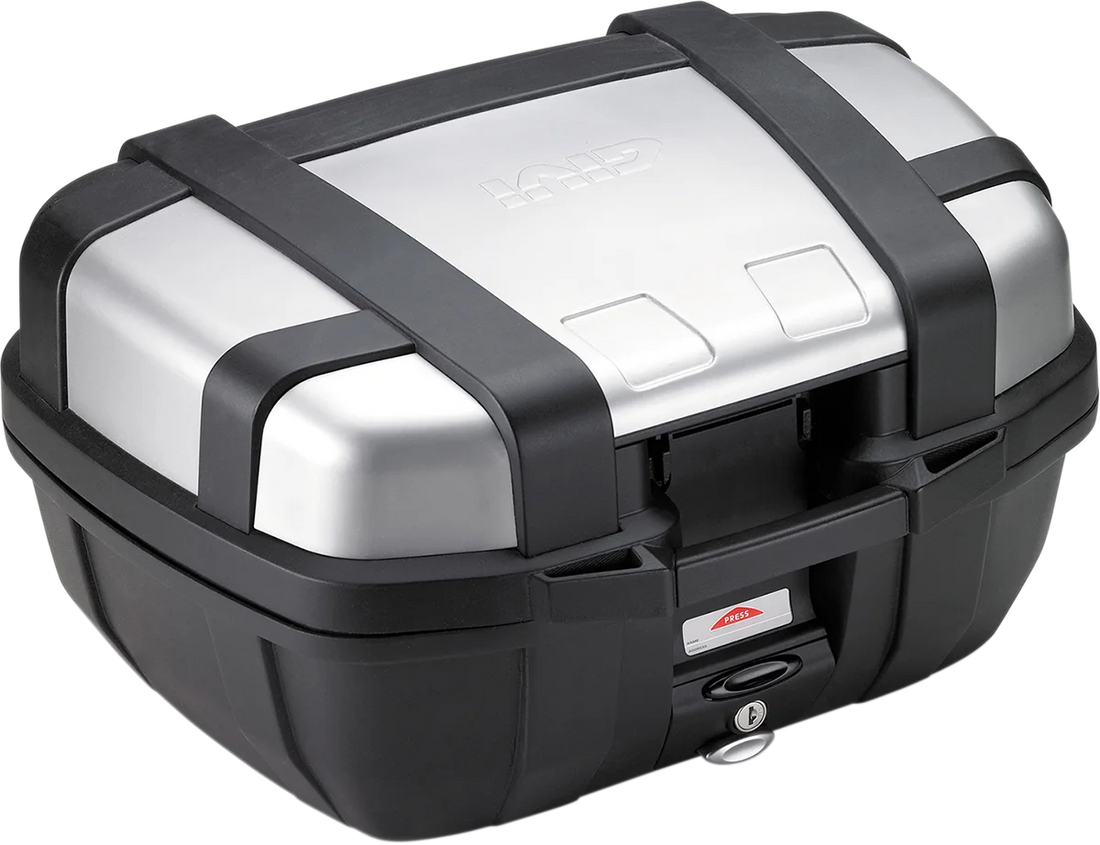 GIVI Trekker Top Case - Black - 52 Liter TRK52BA - Side View