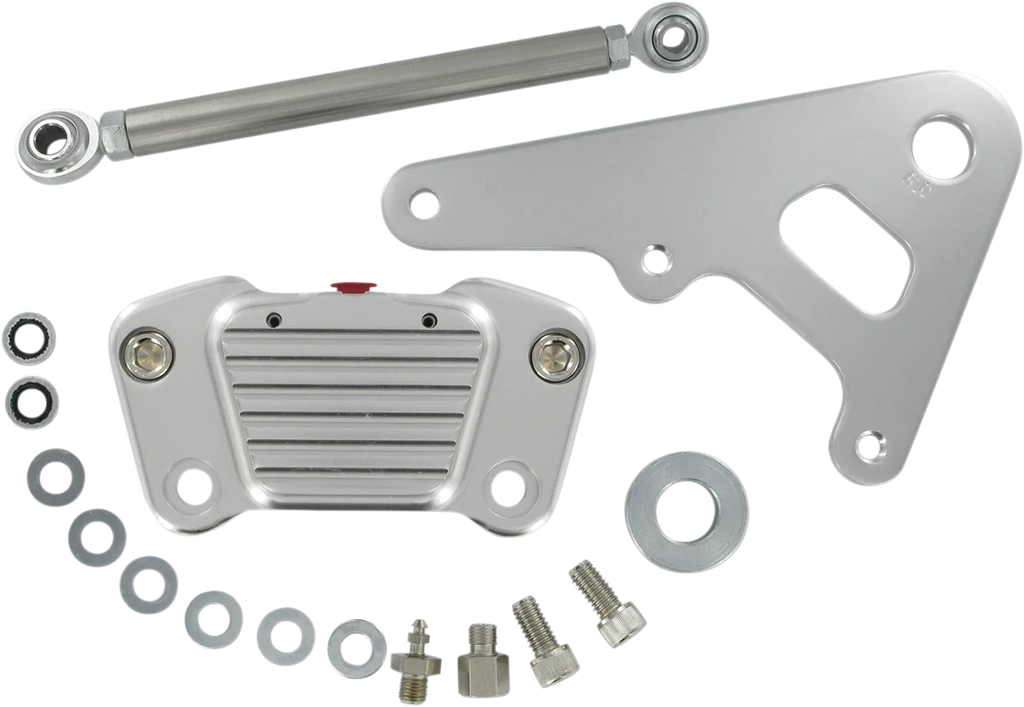 GMA Engineering Rear Caliper - 10" Rotor - Clear Anodized GMA-R10 - Main Product View