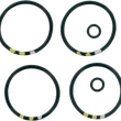 Load image into Gallery viewer, GMA Engineering Replacement Pistons - "A" Caliper GMA PA1 - Side View