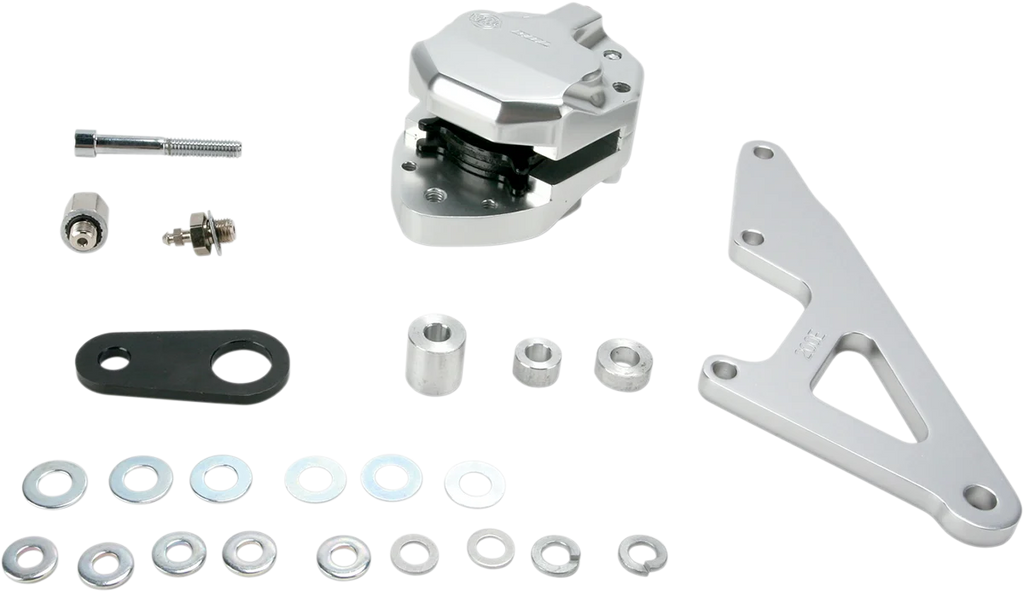 GMA EngineeringFront Caliper - 74-77 FX - Clear AnodizedGMA-200E - Side View