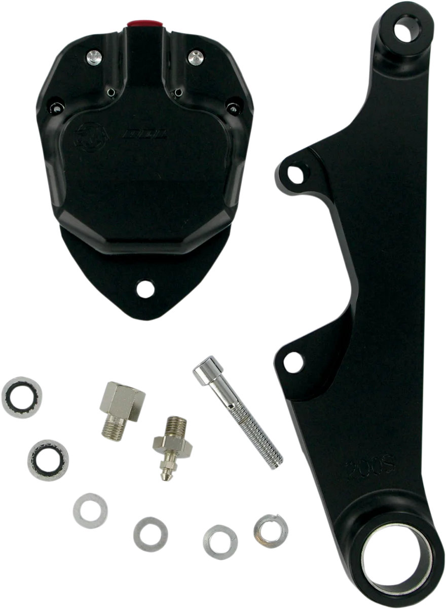 GMA EngineeringFront Caliper - FXSTS - Smooth BlackGMA-200SSB - Side View