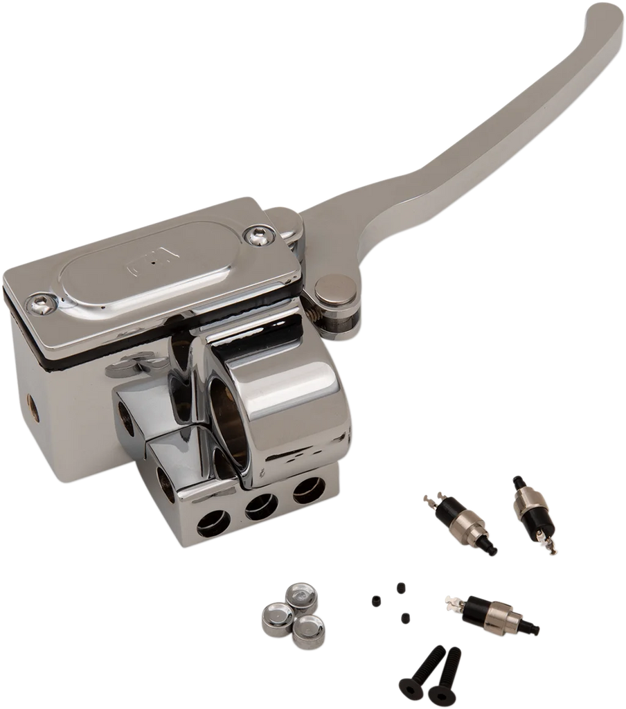 GMA EngineeringMaster Cylinder Assembly - 5/8" - Switch - ChromeGMA-HB-5-C - Back View