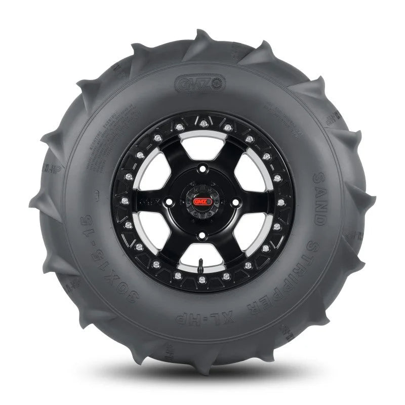 GMZ Sand Stripper Rear XL HP Tire - 16 Paddle 7/8in - 30x15-15 - Side View