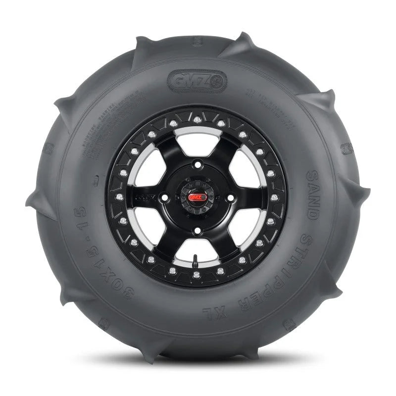 GMZ Sand Stripper Rear XL Tire - 10 Paddle 7/8in - 30x15-15 - Detail View