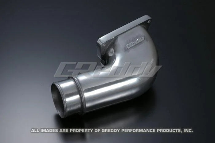 GReddy 1 Piece Compression Pipe fits 1993-1995 Mazda RX-7 - Side View
