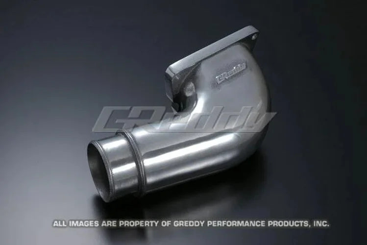 GReddy 1 Piece Compression Pipe fits 1993-1995 Mazda RX-7 - Side View