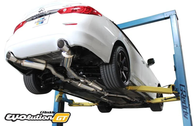 GReddy 16+ Infiniti Q50 Evolution (RWD ONLY) GT Cat-Back Exhaust - Detail View